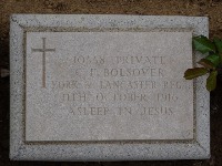 Struma Military Cemetery - Bolsover, Charles Fredrick